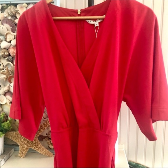 NWT! Trina Turk Red ♥️Jump Suit - Picture 2 of 9